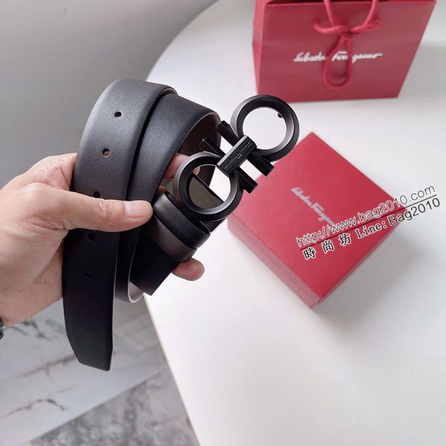 菲拉格慕男士皮帶 Ferragamo雙面牛皮腰帶  jjp2080